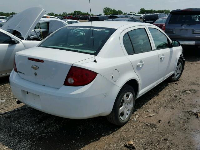 1G1AK55F367689744 - 2006 CHEVROLET COBALT LS WHITE photo 4