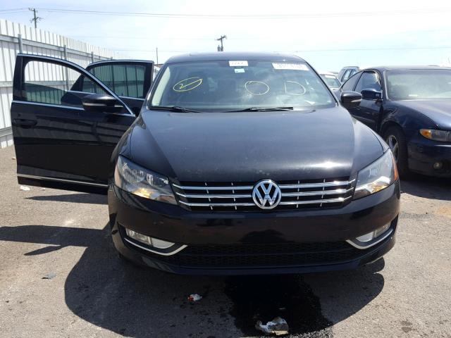 1VWBN7A31DC088618 - 2013 VOLKSWAGEN PASSAT SE BLACK photo 9