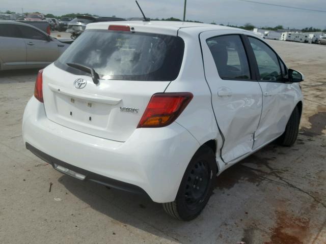 VNKKTUD33HA079768 - 2017 TOYOTA YARIS L WHITE photo 4