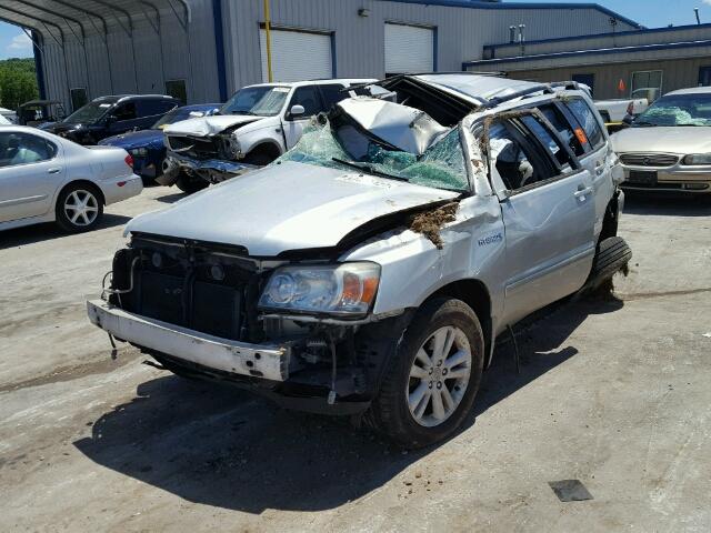 JTEEW21A370040652 - 2007 TOYOTA HIGHLANDER GRAY photo 2