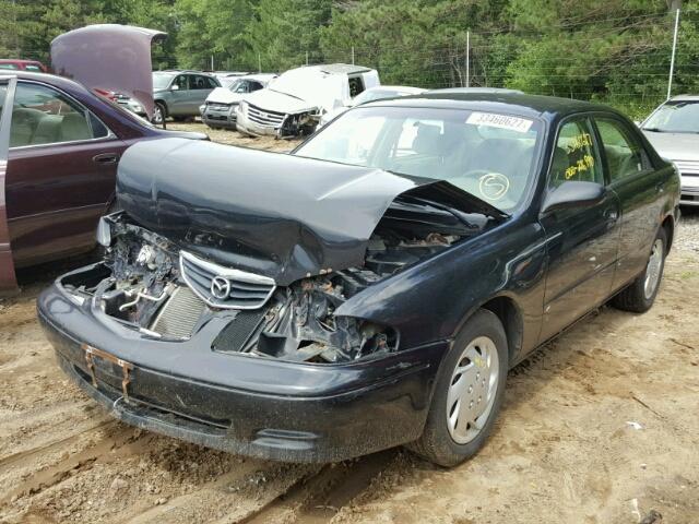 1YVGF22C215214003 - 2001 MAZDA 626 ES/LX BLACK photo 2