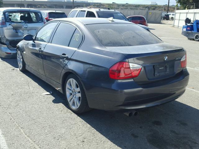 WBAVB17506NK33635 - 2006 BMW 325 I AUTO GRAY photo 3