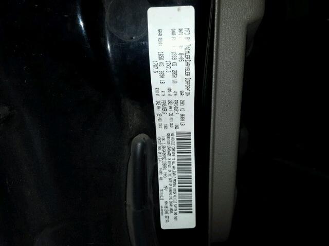 1J8HG48N76C139001 - 2006 JEEP COMMANDER BLACK photo 10