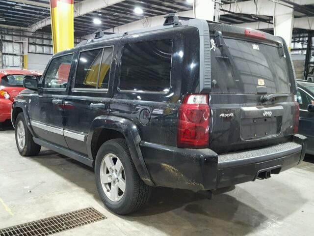 1J8HG48N76C139001 - 2006 JEEP COMMANDER BLACK photo 3