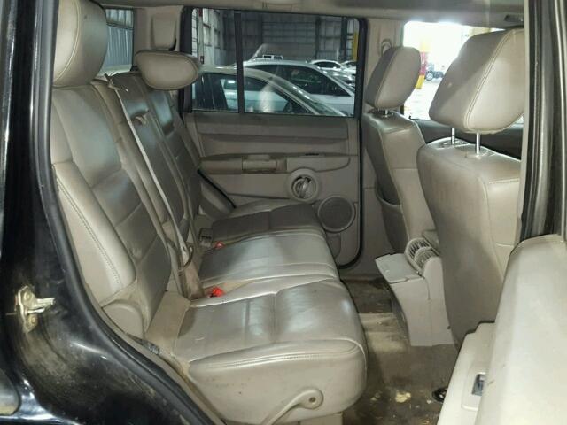 1J8HG48N76C139001 - 2006 JEEP COMMANDER BLACK photo 6