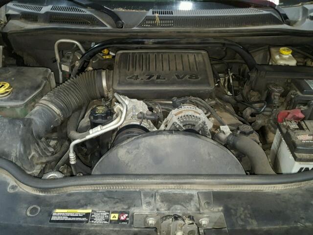 1J8HG48N76C139001 - 2006 JEEP COMMANDER BLACK photo 7