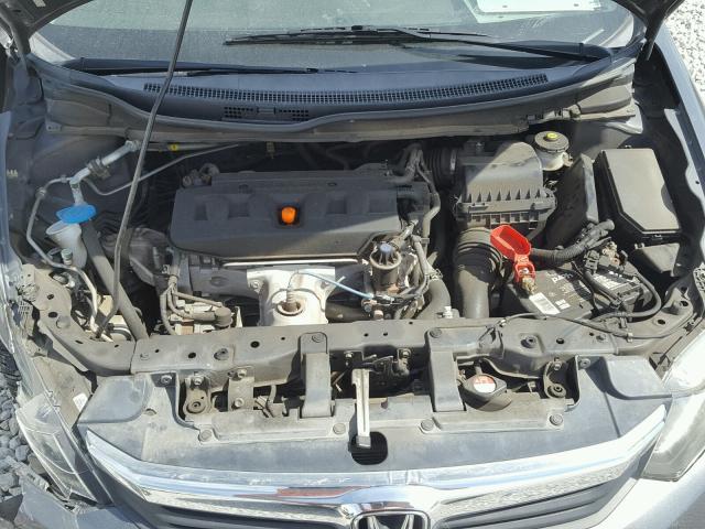 2HGFB2F98CH519496 - 2012 HONDA CIVIC EXL ნაცრისფერი ფოტო 7