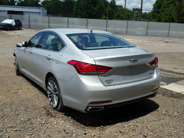 KMHGN4JE8FU084342 - 2015 HYUNDAI GENESIS 3. SILVER photo 3