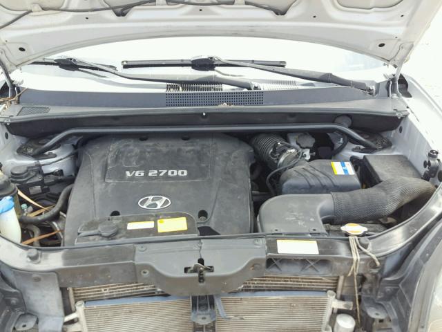 KM8JN72DX7U584341 - 2007 HYUNDAI TUCSON SE GRAY photo 7