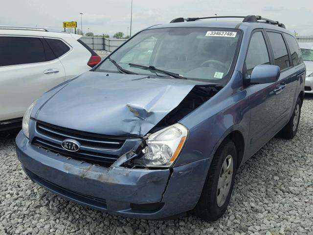 KNDMB233166085059 - 2006 KIA SEDONA EX BLUE photo 4