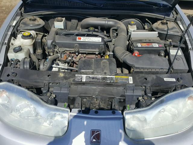1G8ZY12712Z243132 - 2002 SATURN SC2 SILVER photo 7