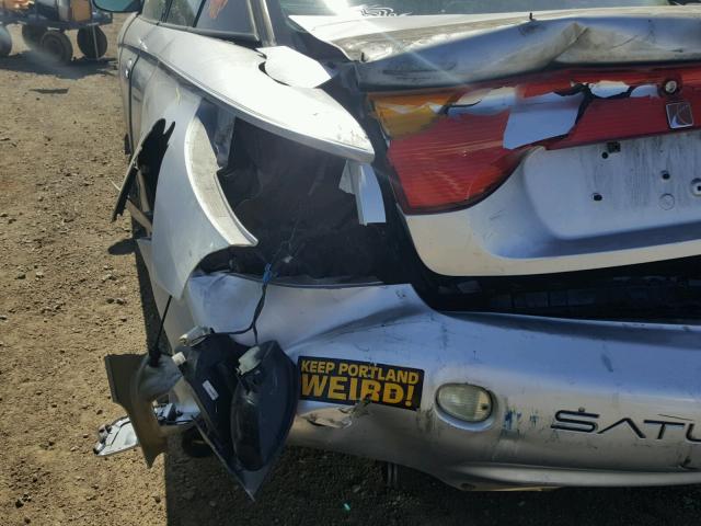 1G8ZY12712Z243132 - 2002 SATURN SC2 SILVER photo 9
