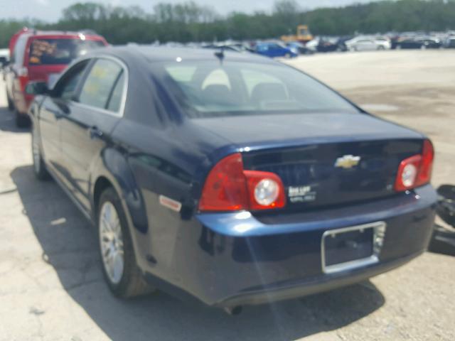 1G1ZH57B784219460 - 2008 CHEVROLET MALIBU 1LT BLUE photo 3