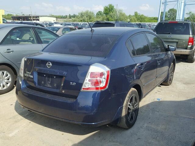 3N1AB61E77L677235 - 2007 NISSAN SENTRA 2.0 BLUE photo 4