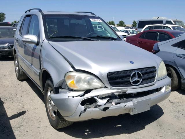 4JGAB57E03A407582 - 2003 MERCEDES-BENZ ML 350 SILVER photo 1