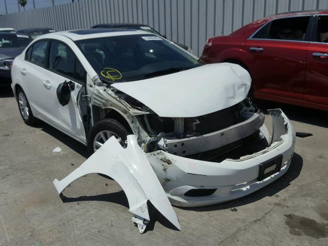 2HGFB2F92CH534303 - 2012 HONDA CIVIC EXL თეთრი ფოტო 1