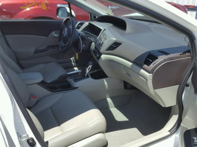 2HGFB2F92CH534303 - 2012 HONDA CIVIC EXL თეთრი ფოტო 5