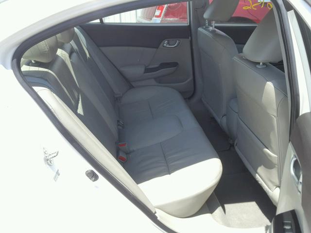 2HGFB2F92CH534303 - 2012 HONDA CIVIC EXL თეთრი ფოტო 6