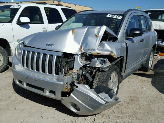 1J4FT47B89D237559 - 2009 JEEP COMPASS SP SILVER photo 2