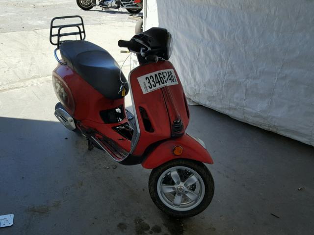 ZAPC536B9F5100245 - 2015 VESPA PRIMAVERA RED photo 1