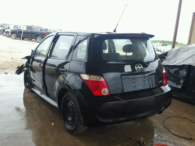 JTKKT624865015773 - 2006 TOYOTA SCION XA შავი ფოტო 3