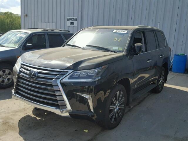 JTJHY7AX9J4263191 - 2018 LEXUS LX 570 BLACK photo 2