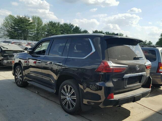 JTJHY7AX9J4263191 - 2018 LEXUS LX 570 BLACK photo 3