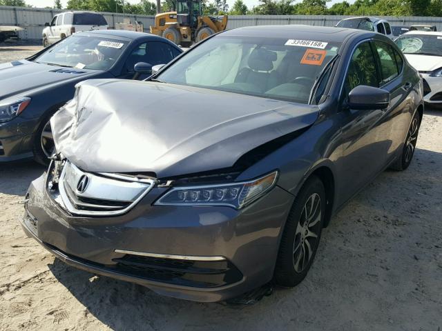 19UUB1F36HA006198 - 2017 ACURA TLX GRAY photo 2