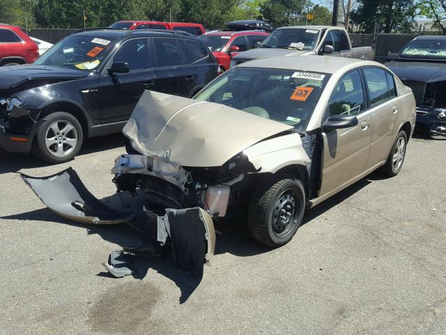 1G8AJ55FX7Z123574 - 2007 SATURN ION LEVEL ოქროსფერი ფოტო 2