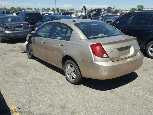 1G8AJ55FX7Z123574 - 2007 SATURN ION LEVEL ოქროსფერი ფოტო 3