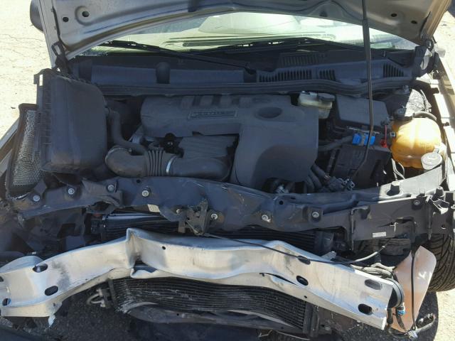 1G8AJ55FX7Z123574 - 2007 SATURN ION LEVEL ოქროსფერი ფოტო 7