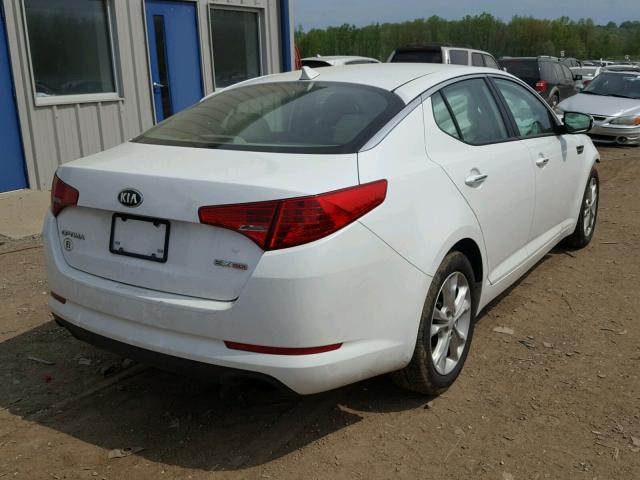 5XXGN4A79DG167044 - 2013 KIA OPTIMA EX WHITE photo 4