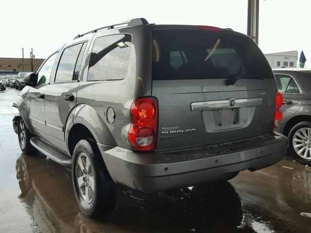 1D8HD58267F500568 - 2007 DODGE DURANGO LI GRAY photo 3