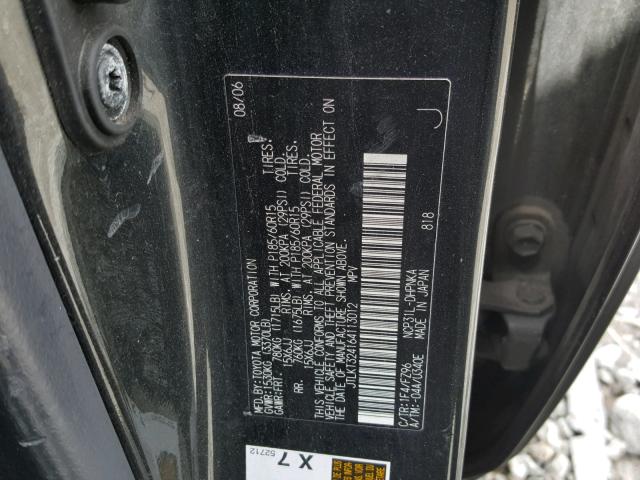 JTLKT324164113012 - 2006 TOYOTA SCION XB WHITE photo 10