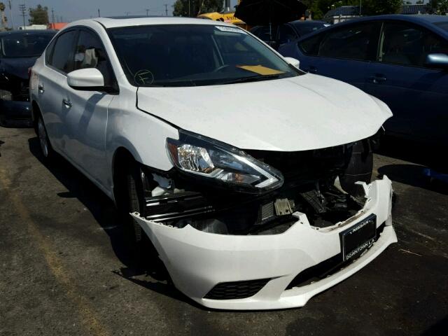 3N1AB7AP2GY329207 - 2016 NISSAN SENTRA S WHITE photo 1