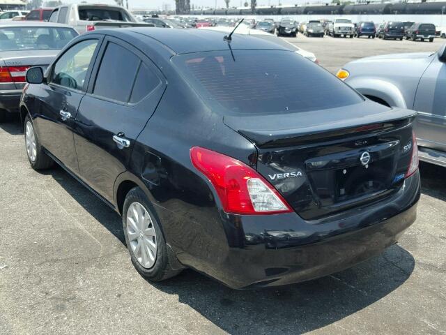 3N1CN7APXDL875116 - 2013 NISSAN VERSA S/S BLACK photo 3