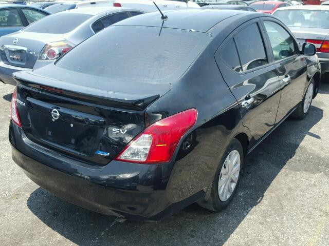 3N1CN7APXDL875116 - 2013 NISSAN VERSA S/S BLACK photo 4