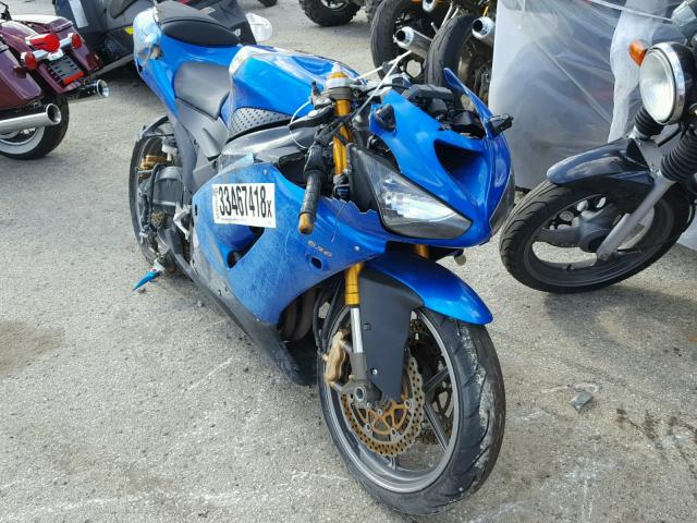 JKBZXJC175A013686 - 2005 KAWASAKI ZX636 C1 BLUE photo 1