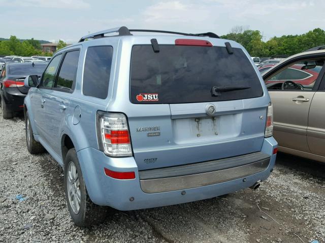 4M2CU87118KJ46738 - 2008 MERCURY MARINER PR BLUE photo 3