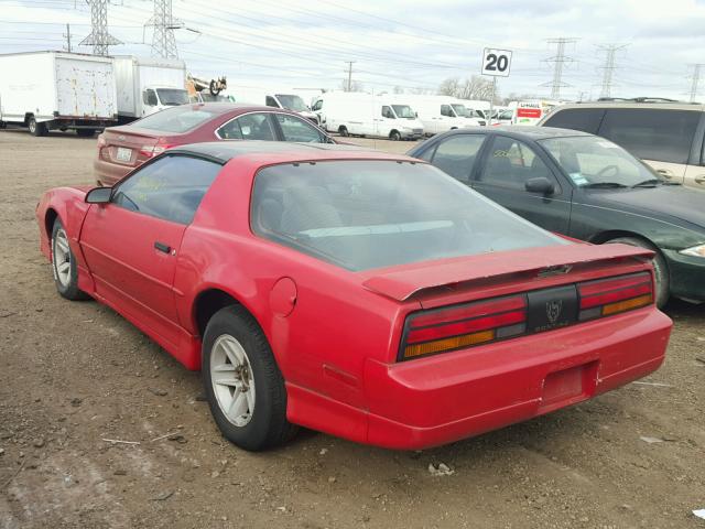 1G2FS23T4LL215636 - 1990 PONTIAC FIREBIRD RED photo 3