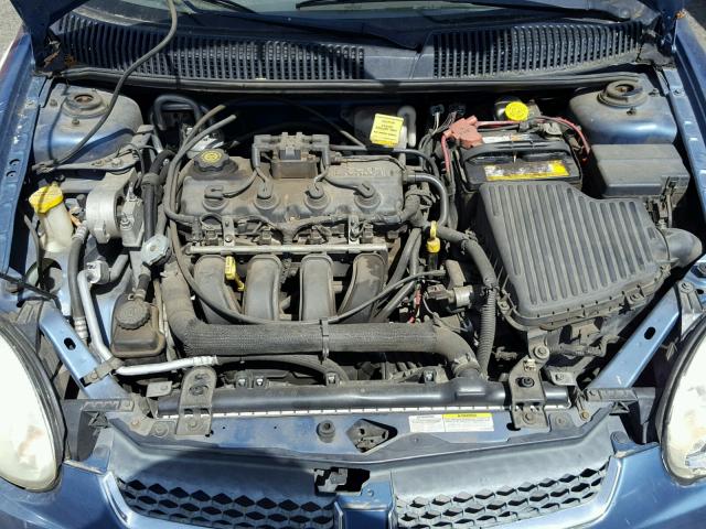 1B3ES26C64D547383 - 2004 DODGE NEON BASE BLUE photo 7