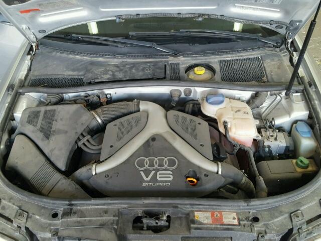 WAUED24B8YN013401 - 2000 AUDI A6 2.7T QU SILVER photo 7