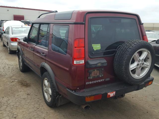 SALTY15402A755906 - 2002 LAND ROVER DISCOVERY MAROON photo 3