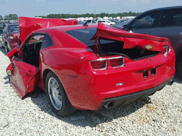 2G1FA1E36C9179325 - 2012 CHEVROLET CAMARO LS RED photo 3