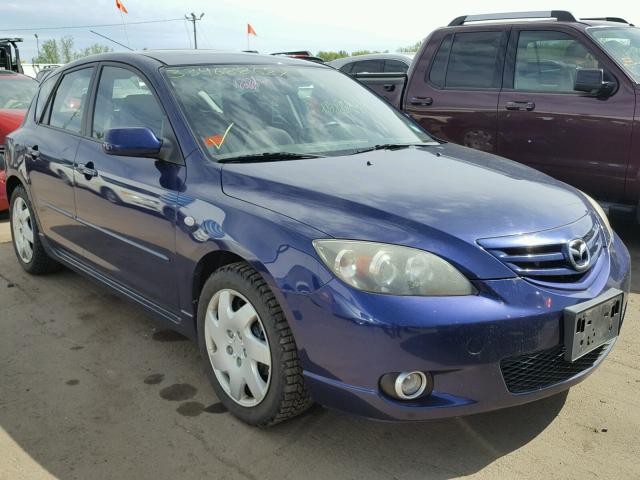 JM1BK143X41139341 - 2004 MAZDA 3 HATCHBAC BLUE photo 1