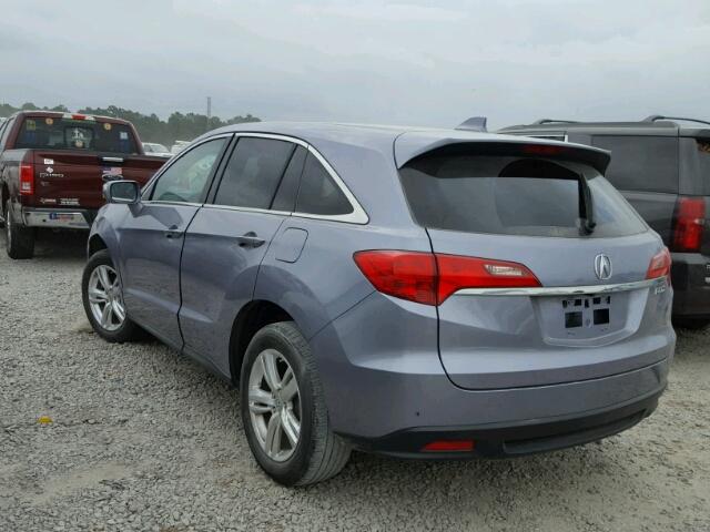 5J8TB3H33EL010102 - 2014 ACURA RDX BASE BLUE photo 3