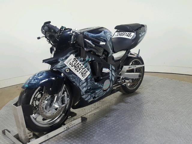 JKAZX9B155A016557 - 2005 KAWASAKI ZX1200 B BLUE photo 4