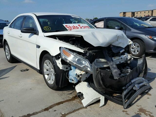 1FAHP2DW4AG139085 - 2010 FORD TAURUS WHITE photo 1