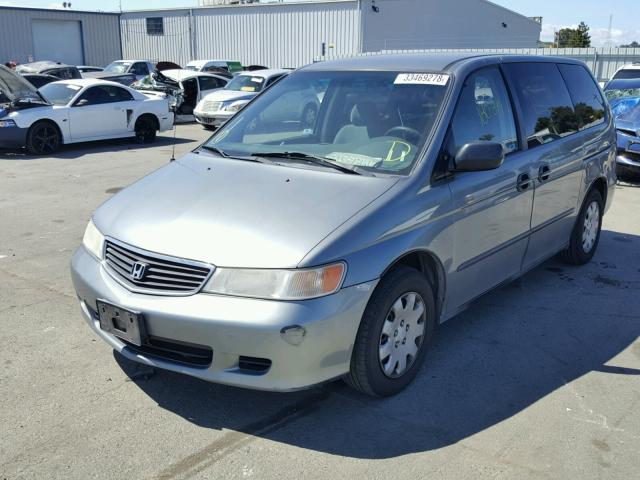 2HKRL1859YH562644 - 2000 HONDA ODYSSEY LX GRAY photo 2