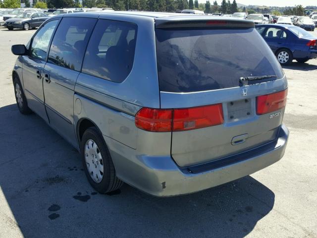 2HKRL1859YH562644 - 2000 HONDA ODYSSEY LX GRAY photo 3